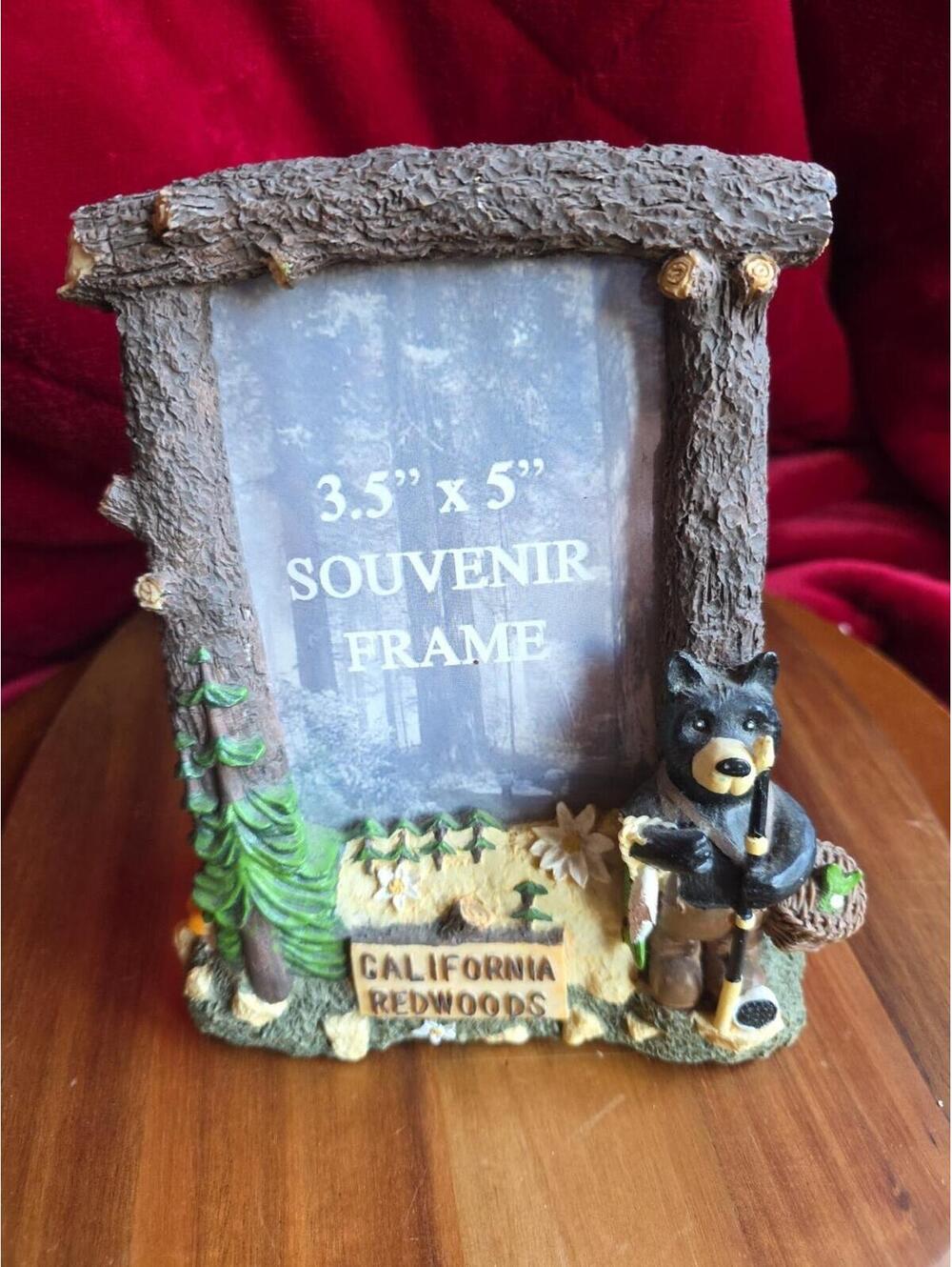 California Redwood 3D Bear Picture Frame 3.5x5 Picture Frame Photo Frame